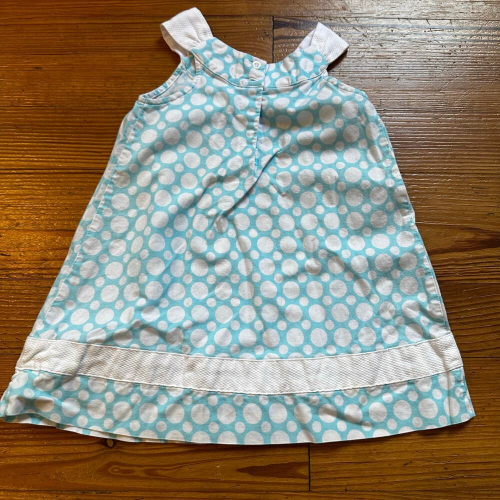 The Bailey Boys light blue white polka dot sleeveless dress SIZE 2T‎